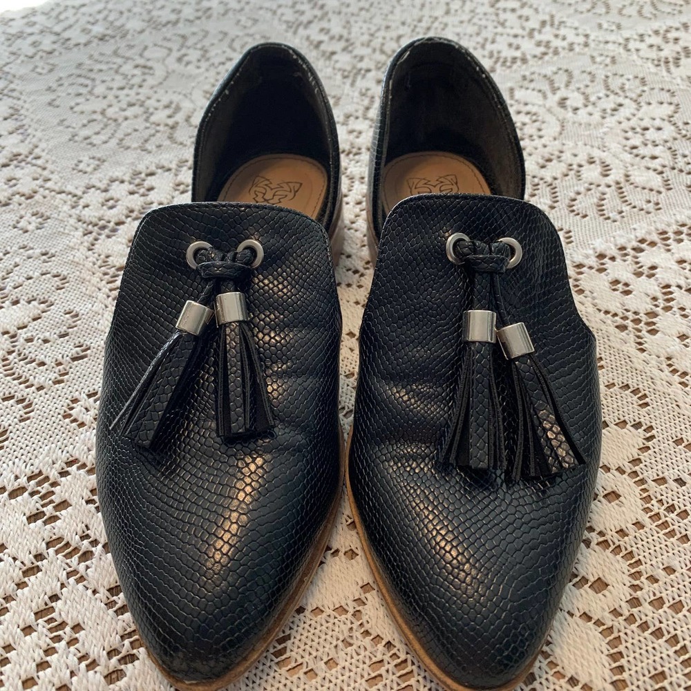 Beast Fashion Carter Dorsay Tassel‎ Shoes Women's Size 6